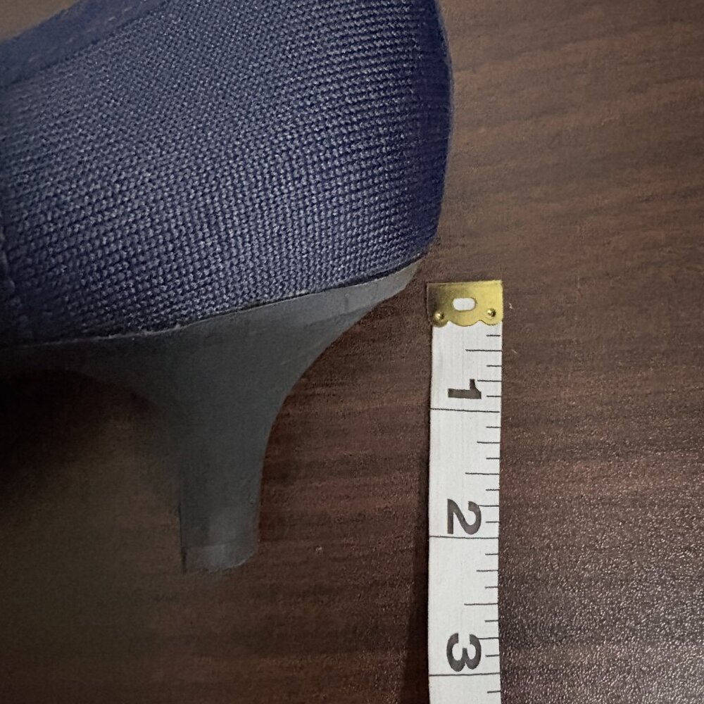 Anne Klein iFlex Reva Women's Navy Mesh Kitten Heel Pump Size 10 - Picture 6 of 6